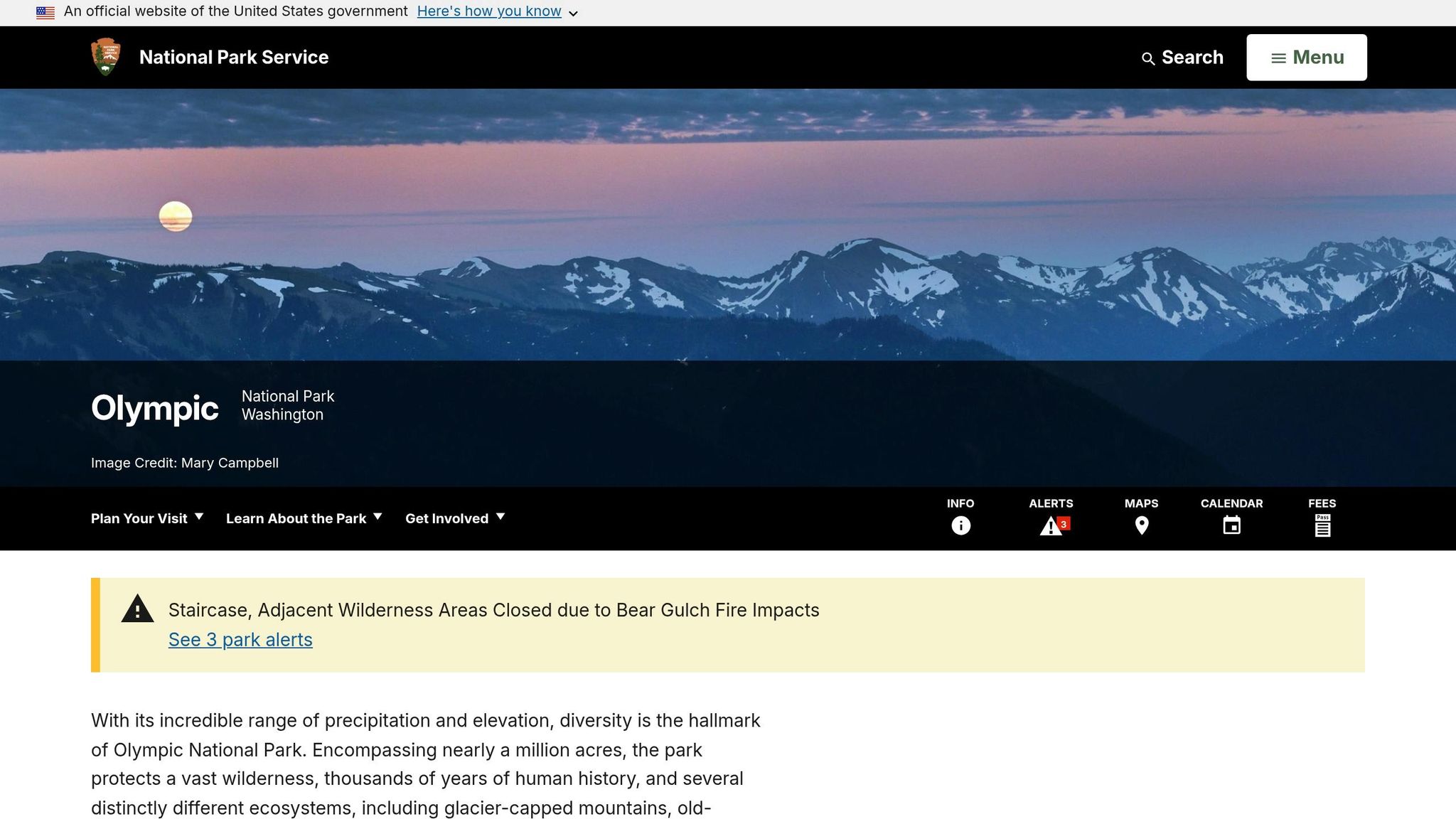 National Parks for Lake Swimming