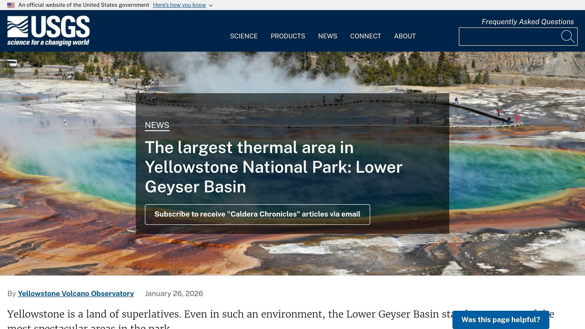 Lower Geyser Basin
