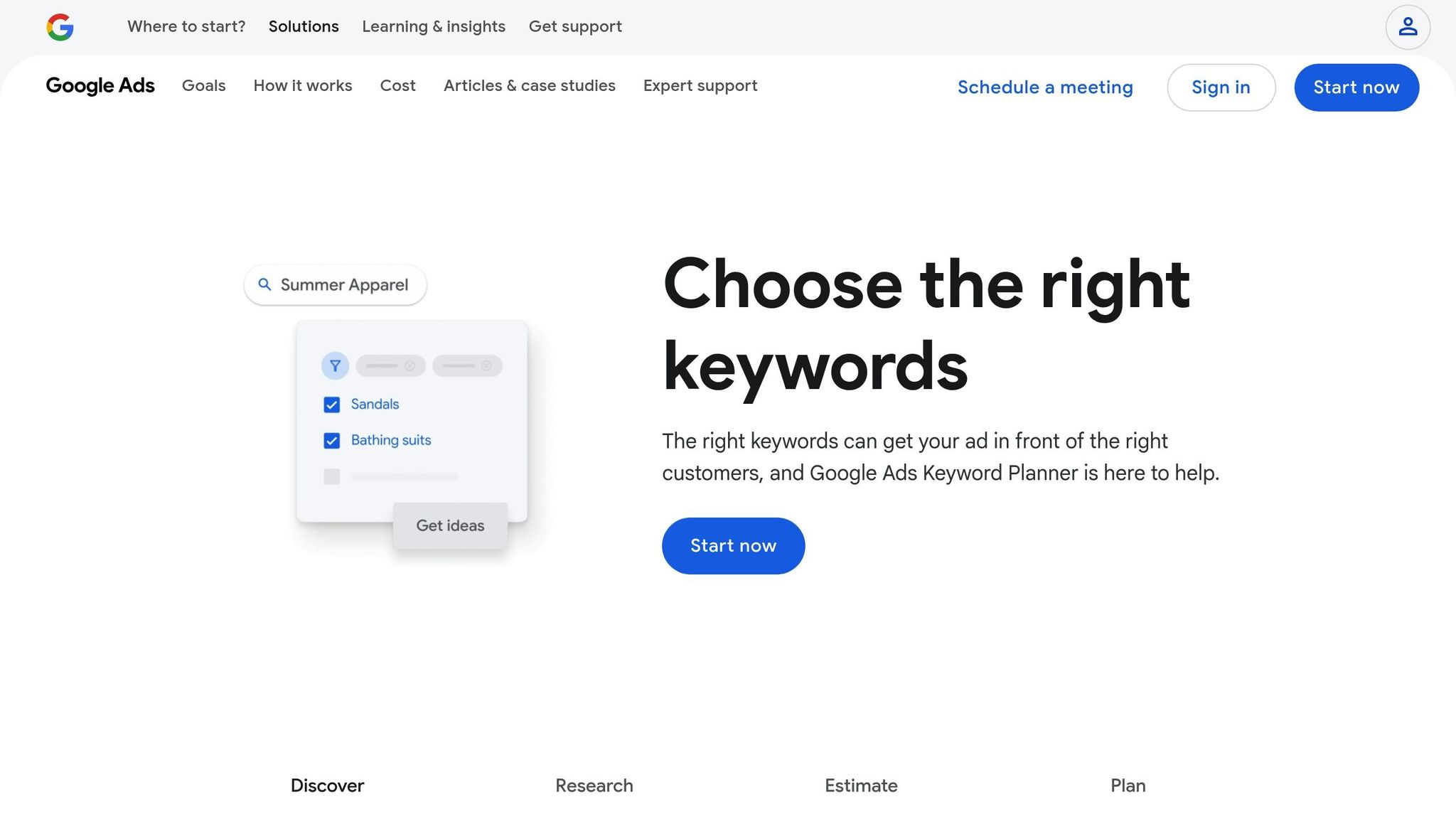 Google Ads Keyword Planner