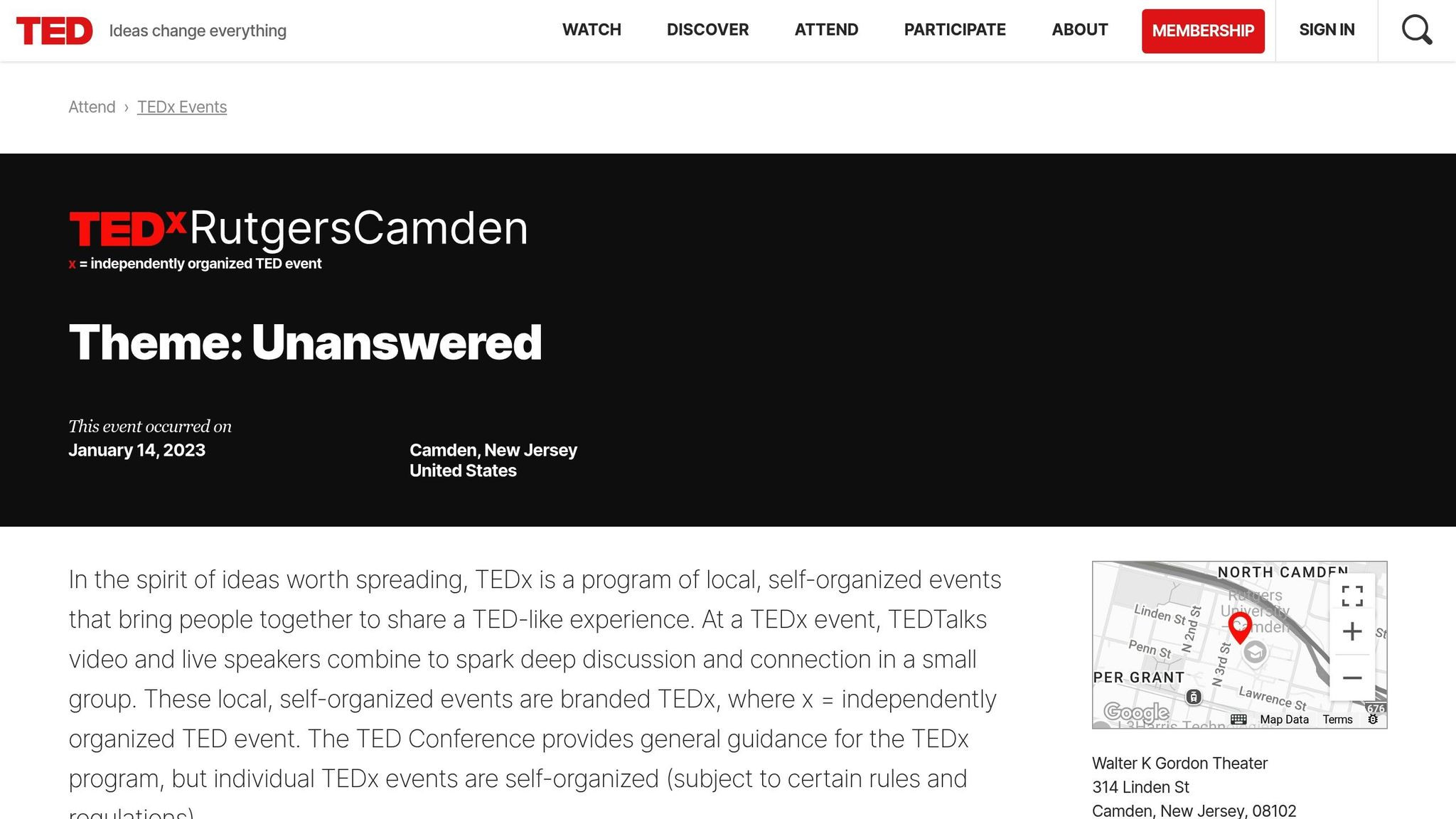 TEDxRutgersCamden