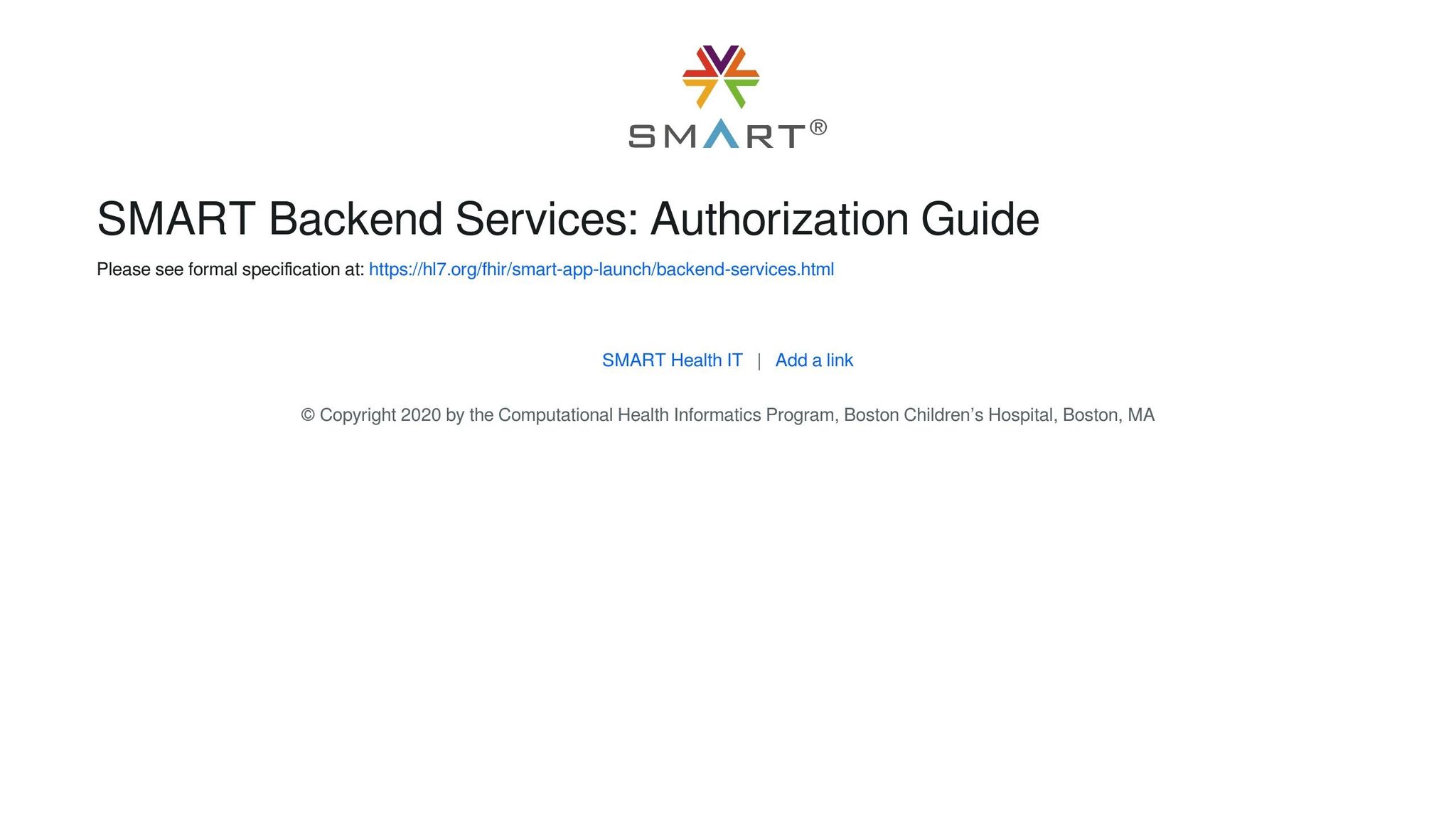 SMART Backend Services