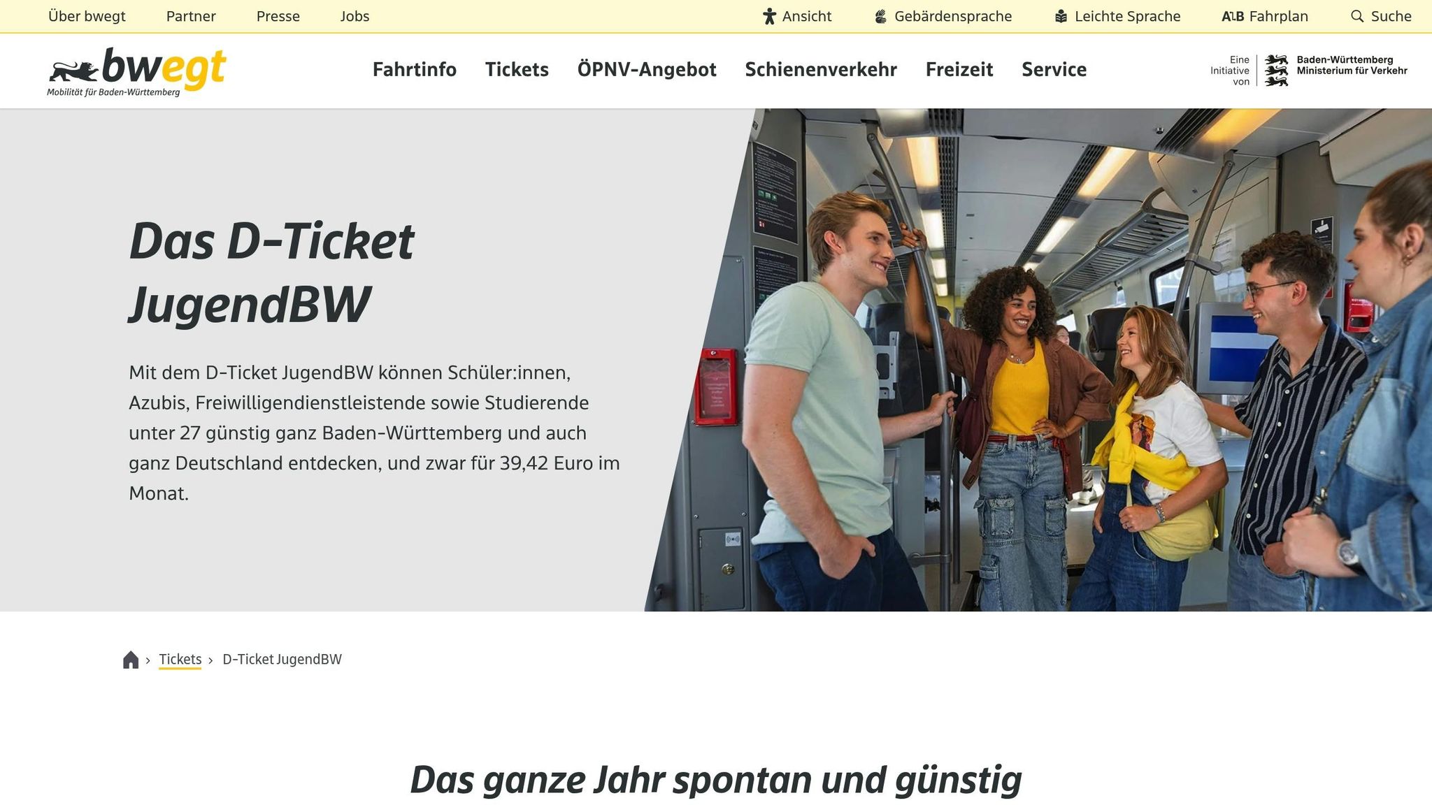 JugendticketBW