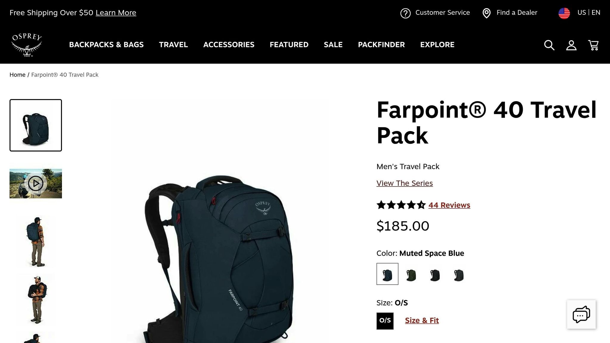 Osprey Farpoint 40