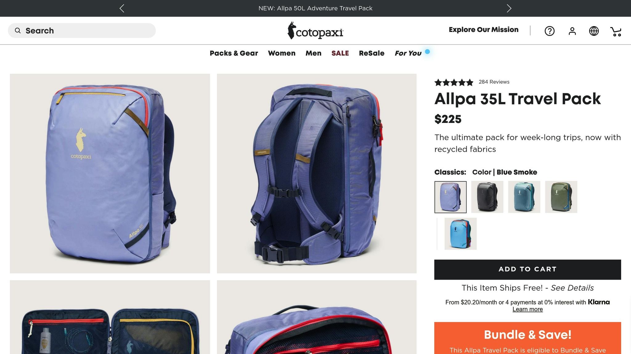 Cotopaxi Allpa 35L