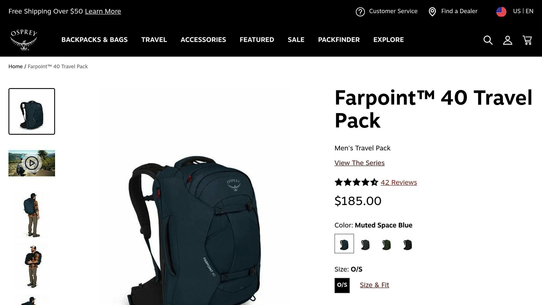 Osprey Farpoint 40