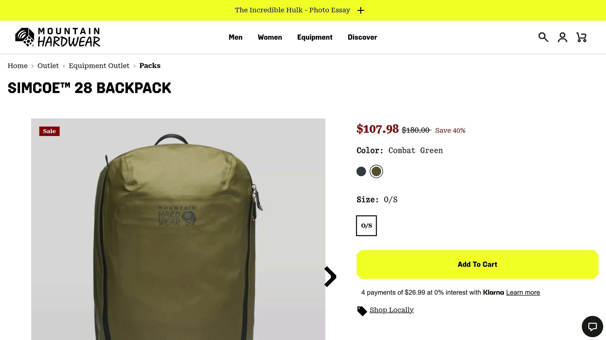 Mountain Hardwear Simcoe 28