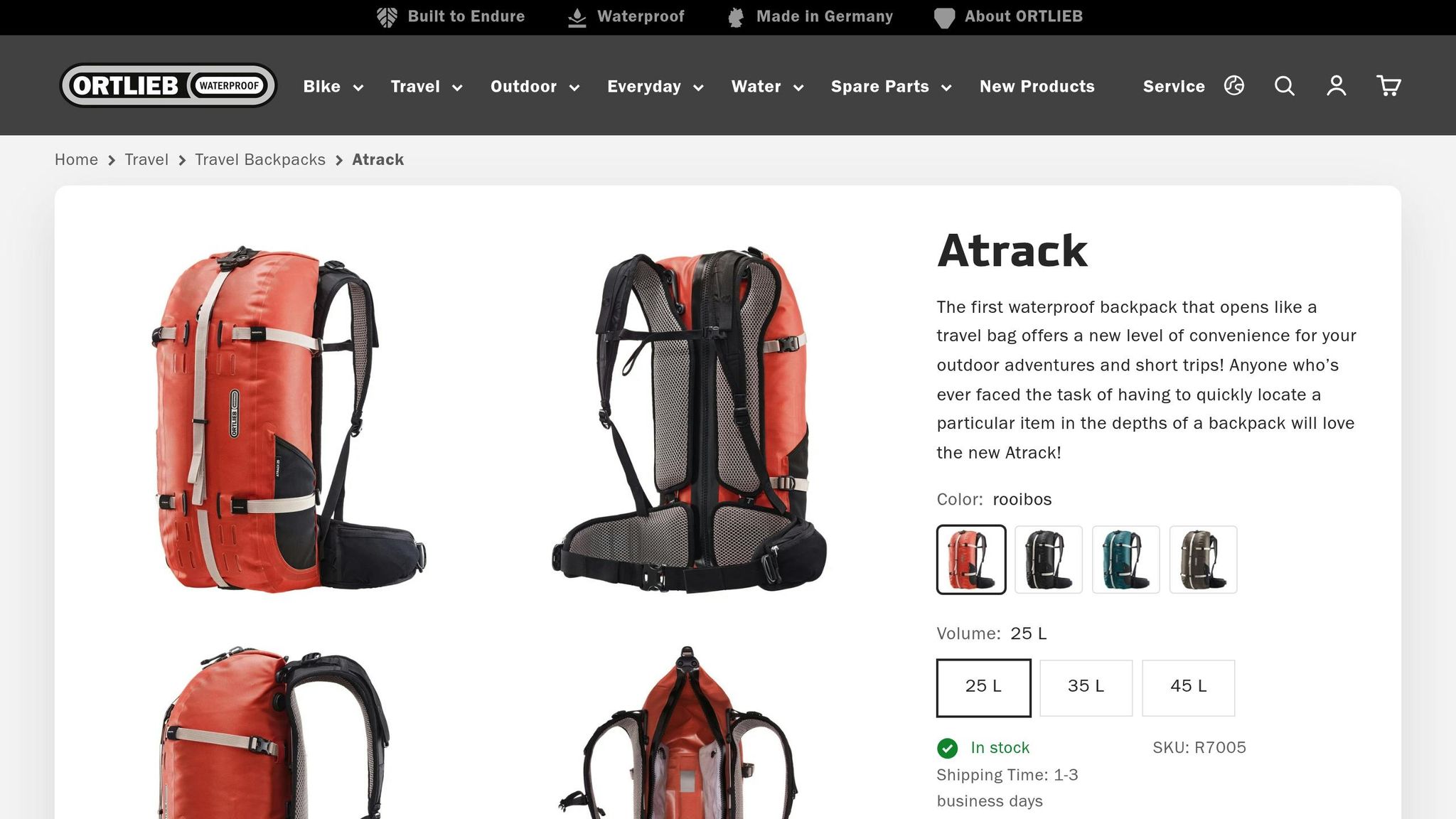 Ortlieb Atrack 35