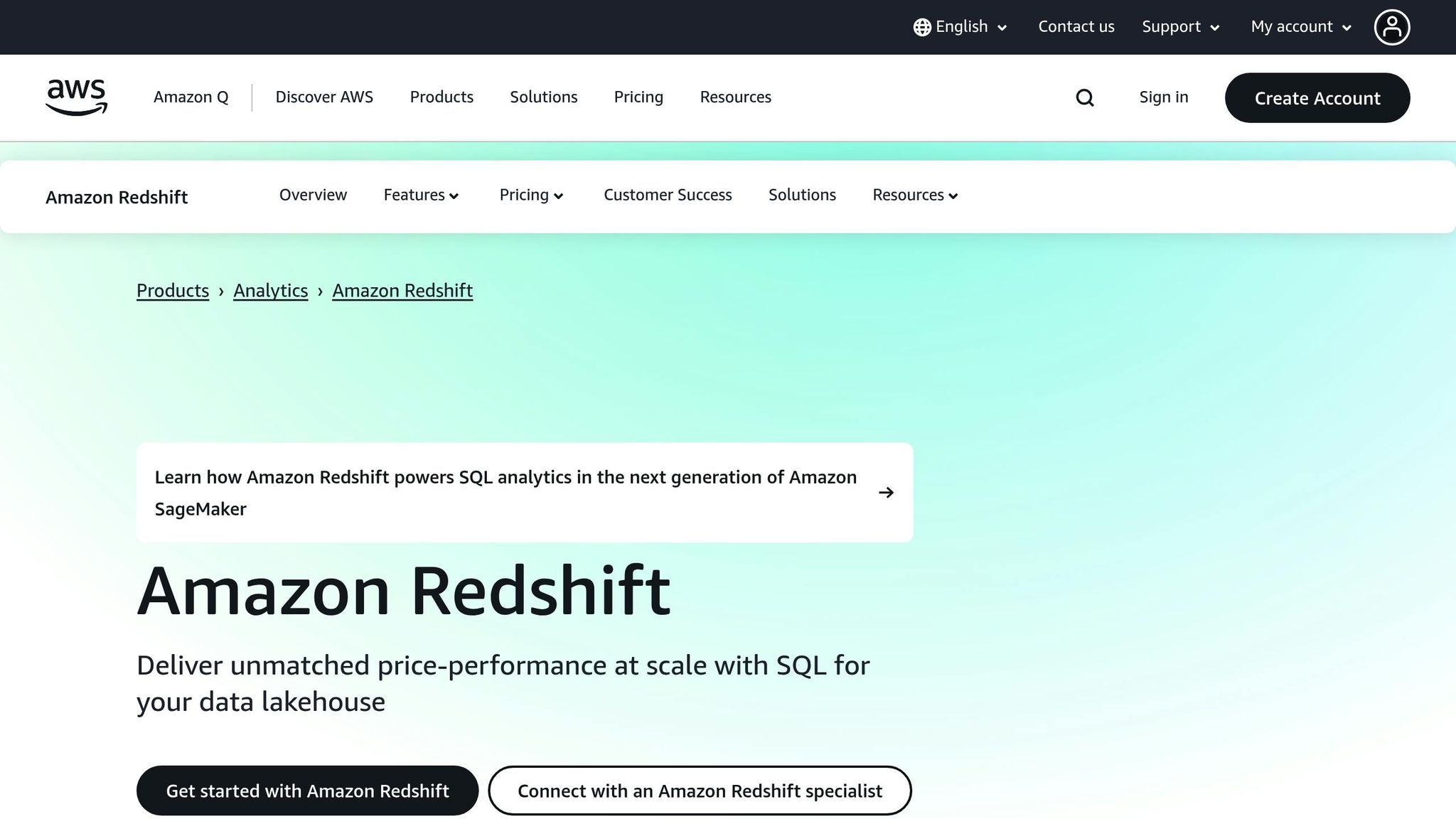 Amazon Redshift