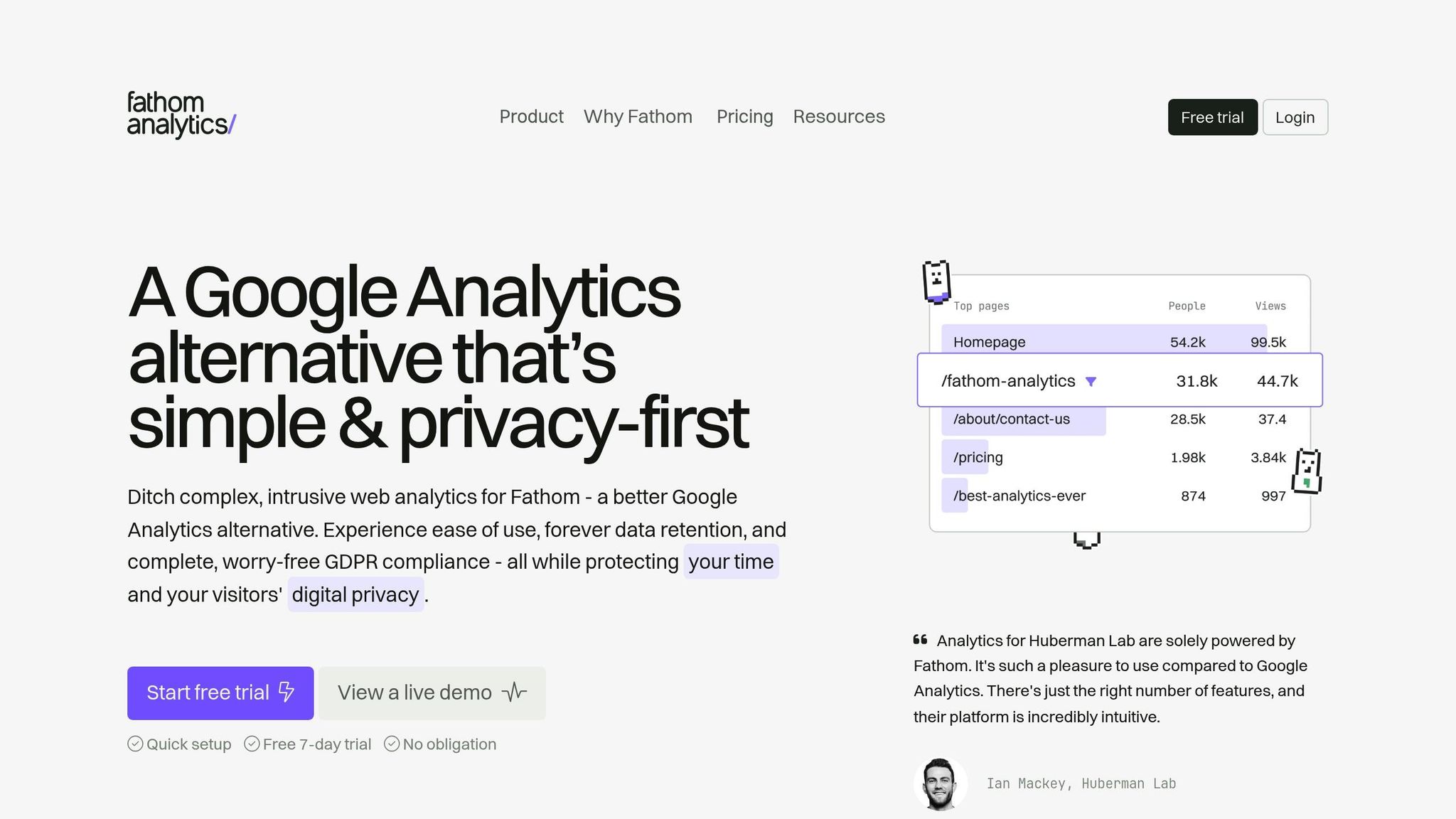 Fathom Analytics