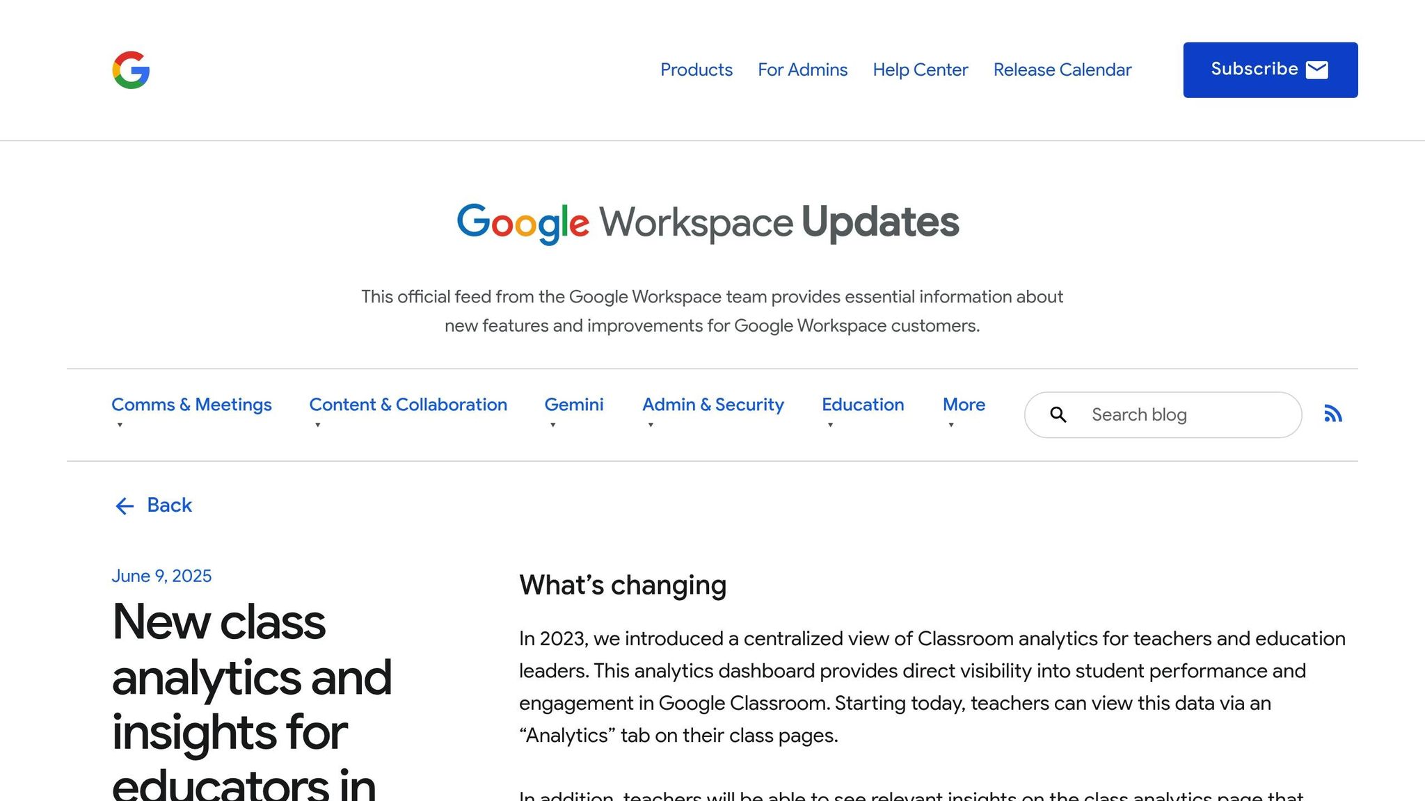 Google Classroom Insights