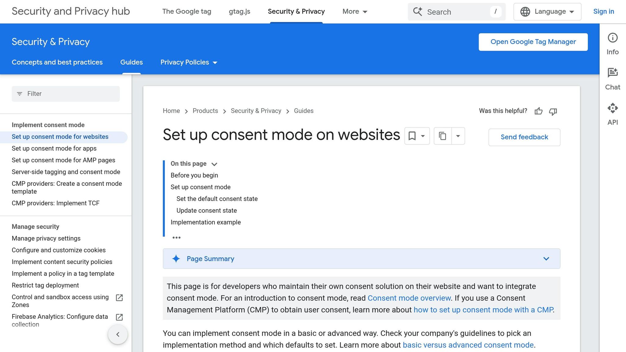 Google Consent Mode v2