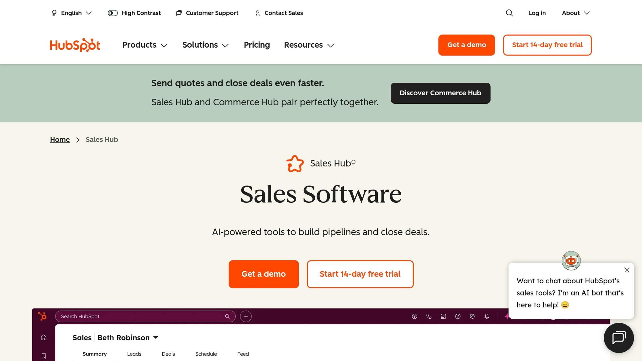 HubSpot Sales Hub