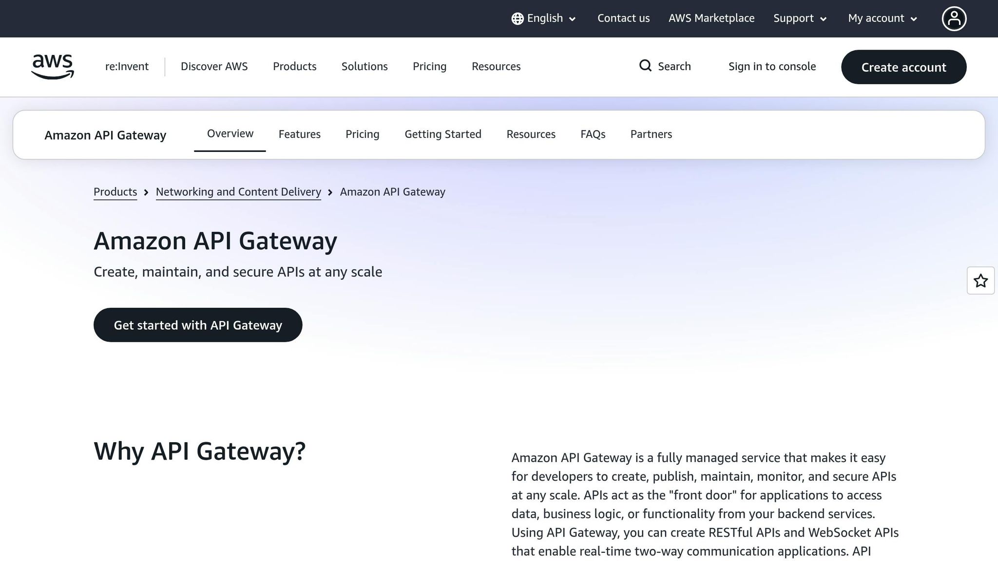 Amazon API Gateway
