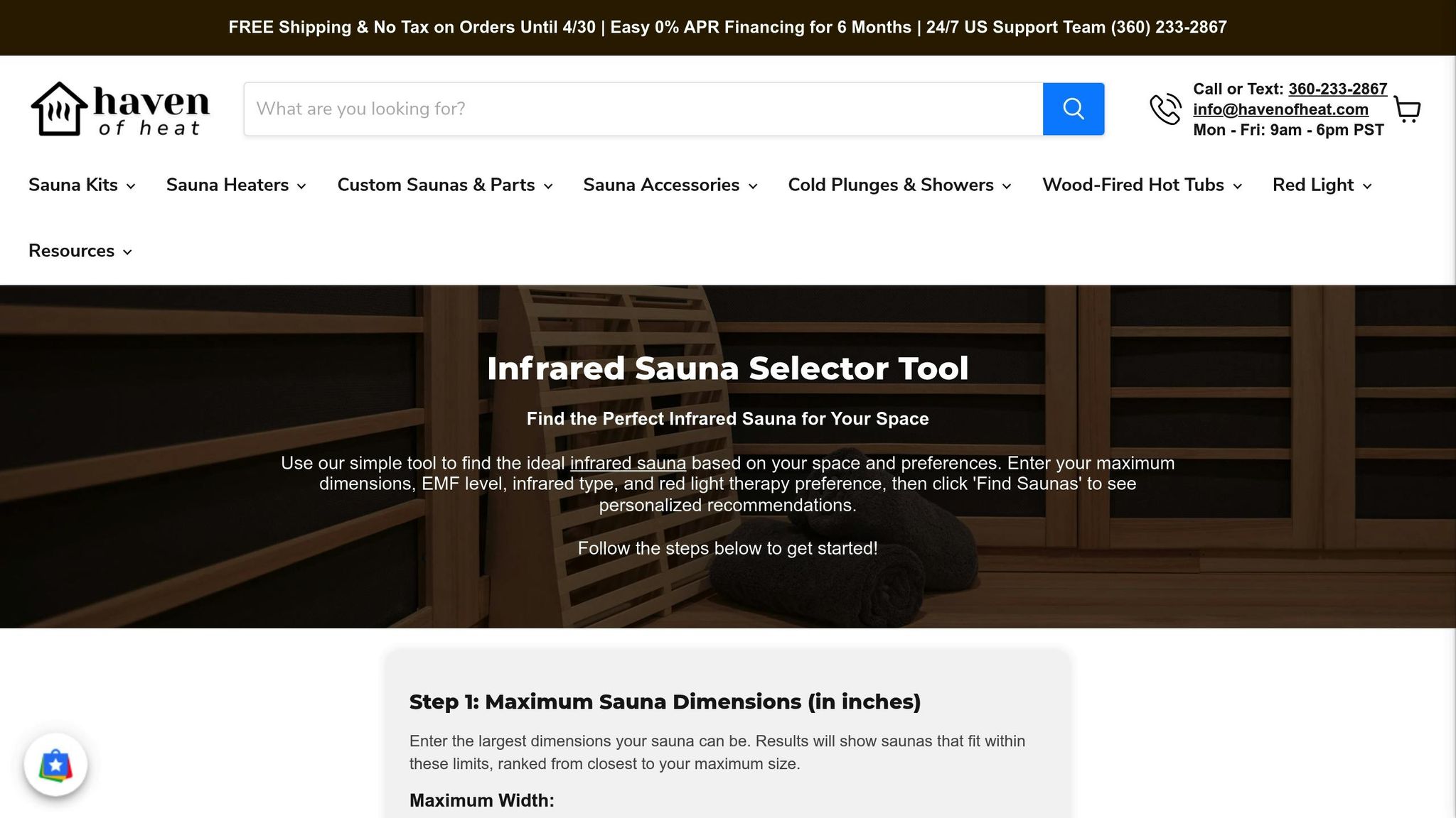 Find the Home Sauna of Your Dreams