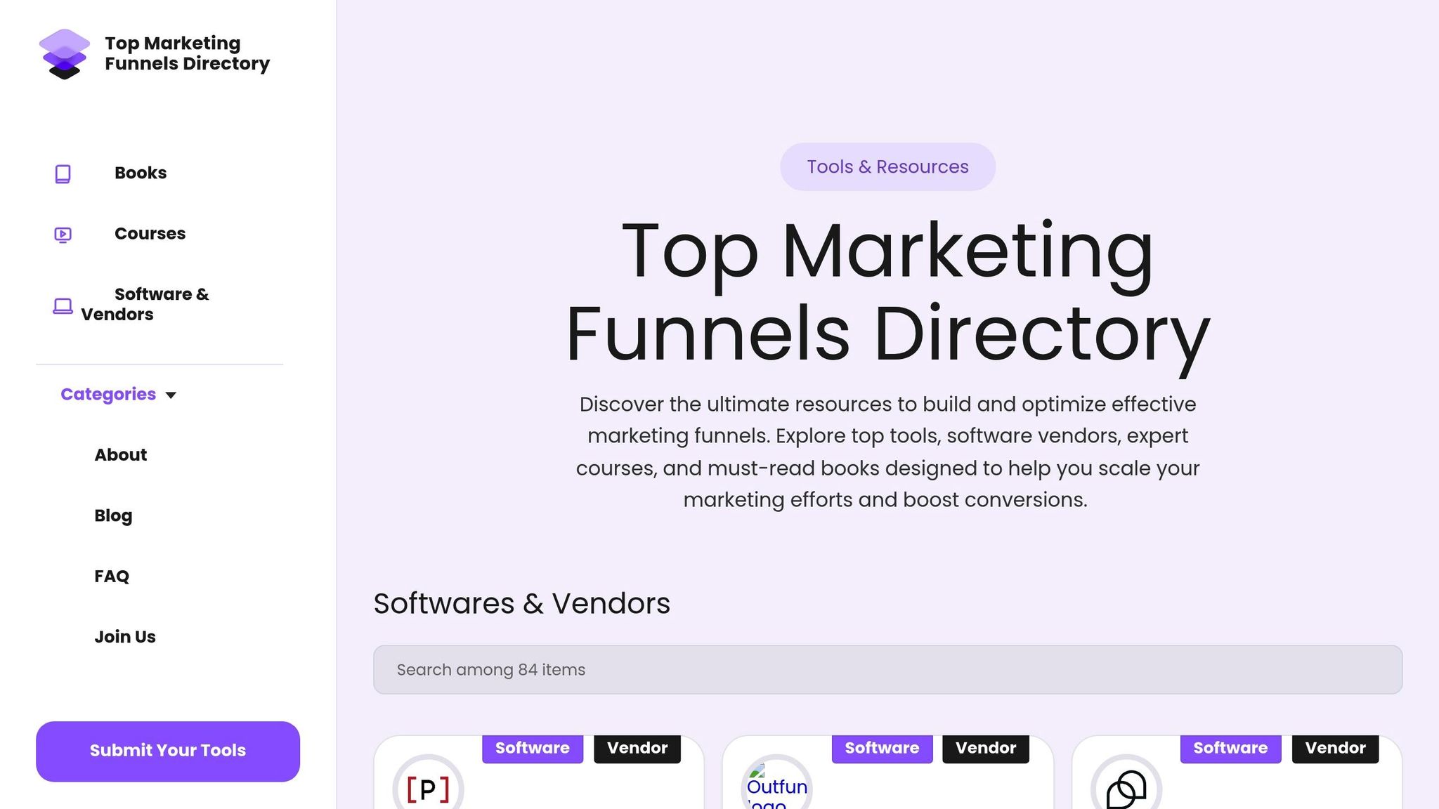 Marketing Funnels Directory