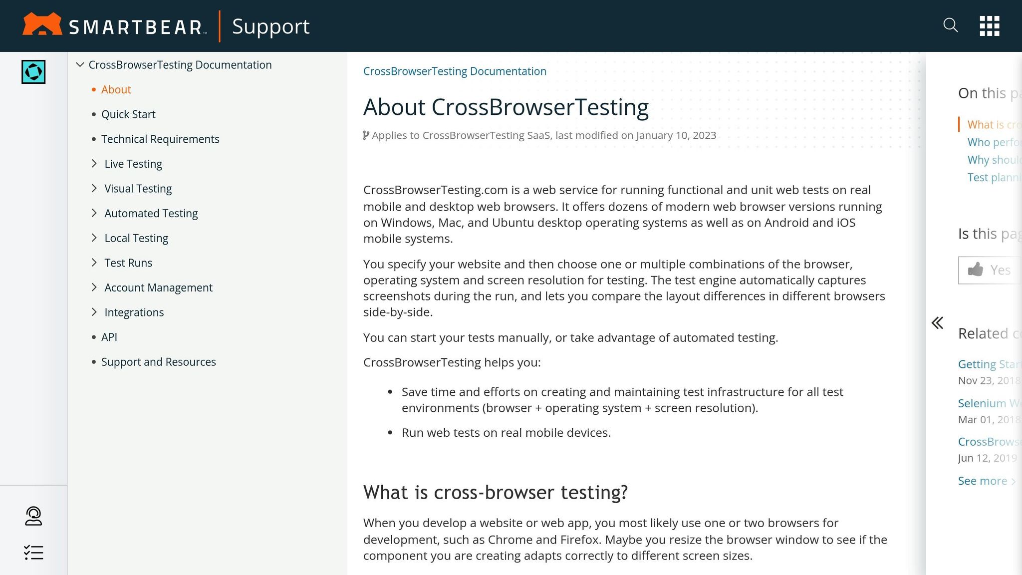 CrossBrowserTesting
