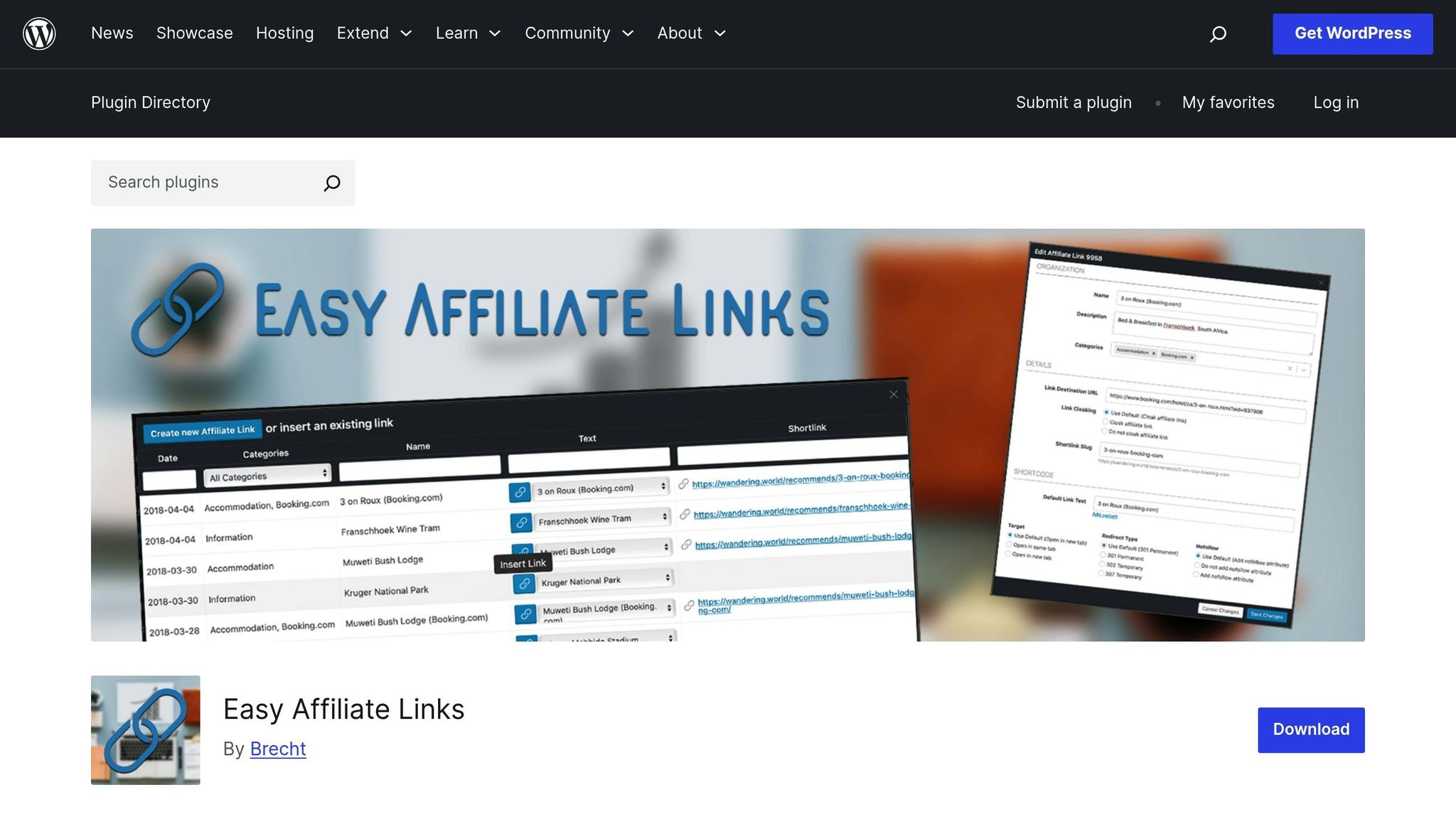 Easy Affiliate Links