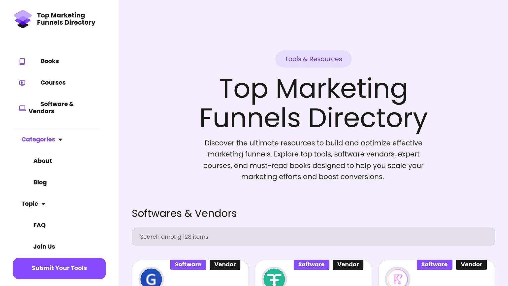 Marketing Funnels Directory