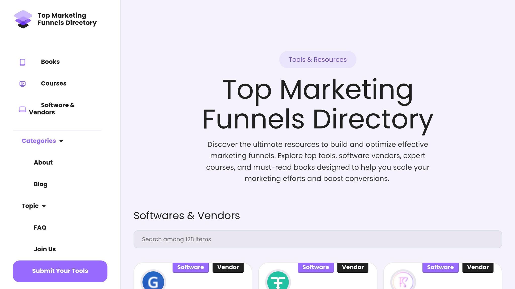 Marketing Funnels Directory