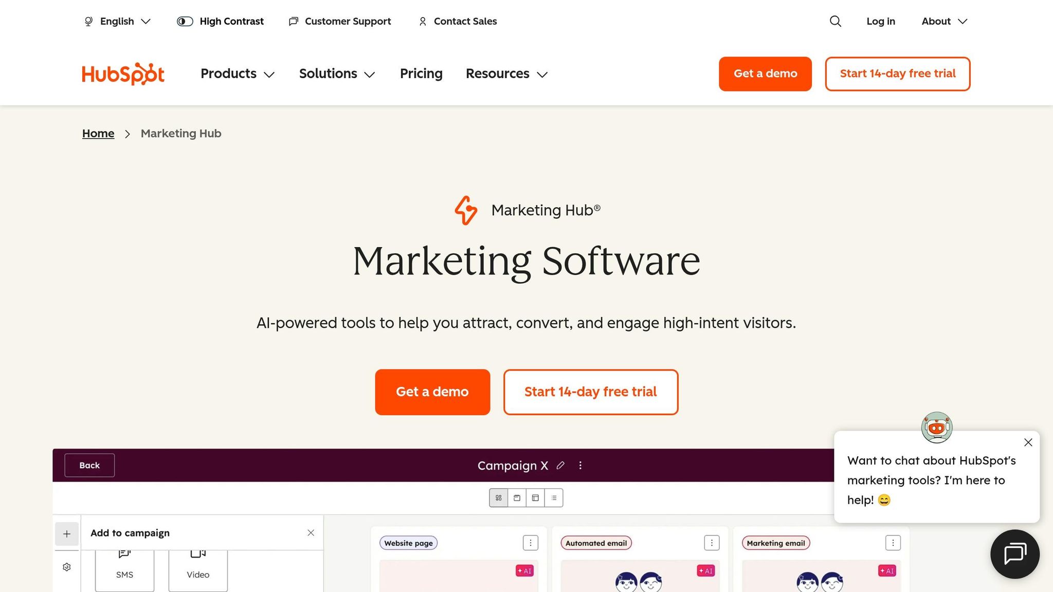 HubSpot Marketing Hub