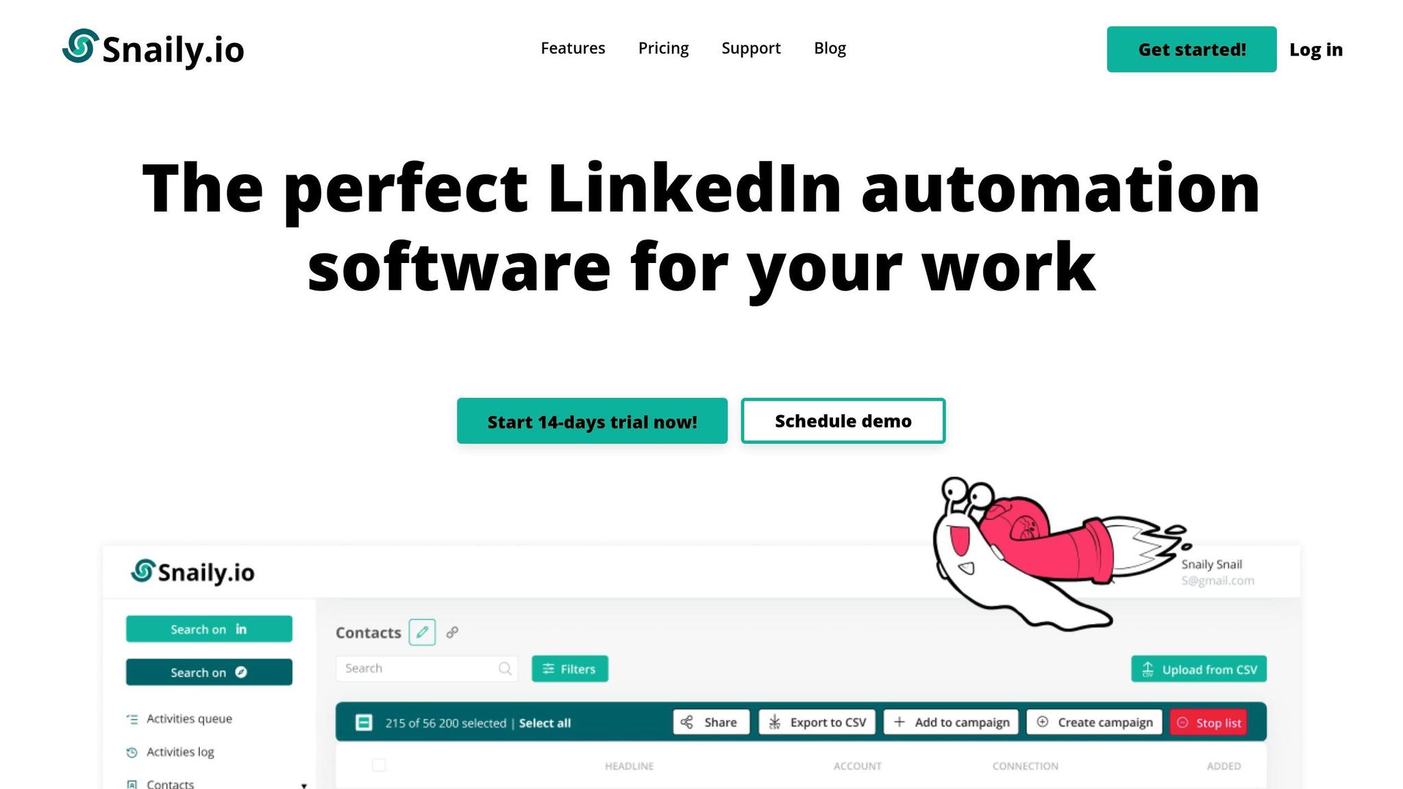 Snaily for LinkedIn Auto Connect