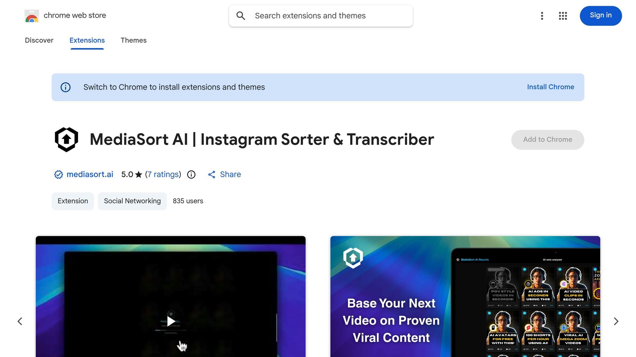 MediaSort AI