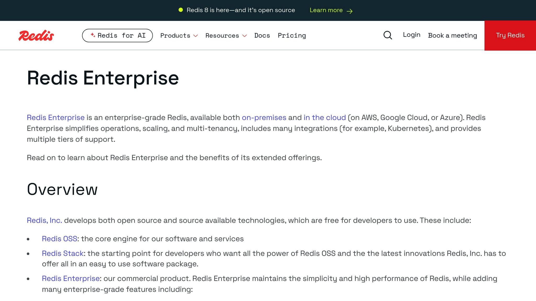 Redis Enterprise