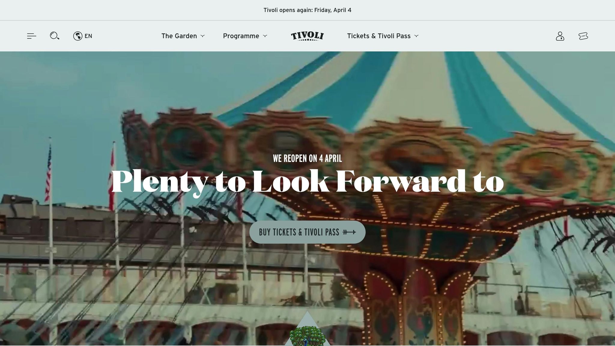 Trains to Copenhagen Tivoli Gardens