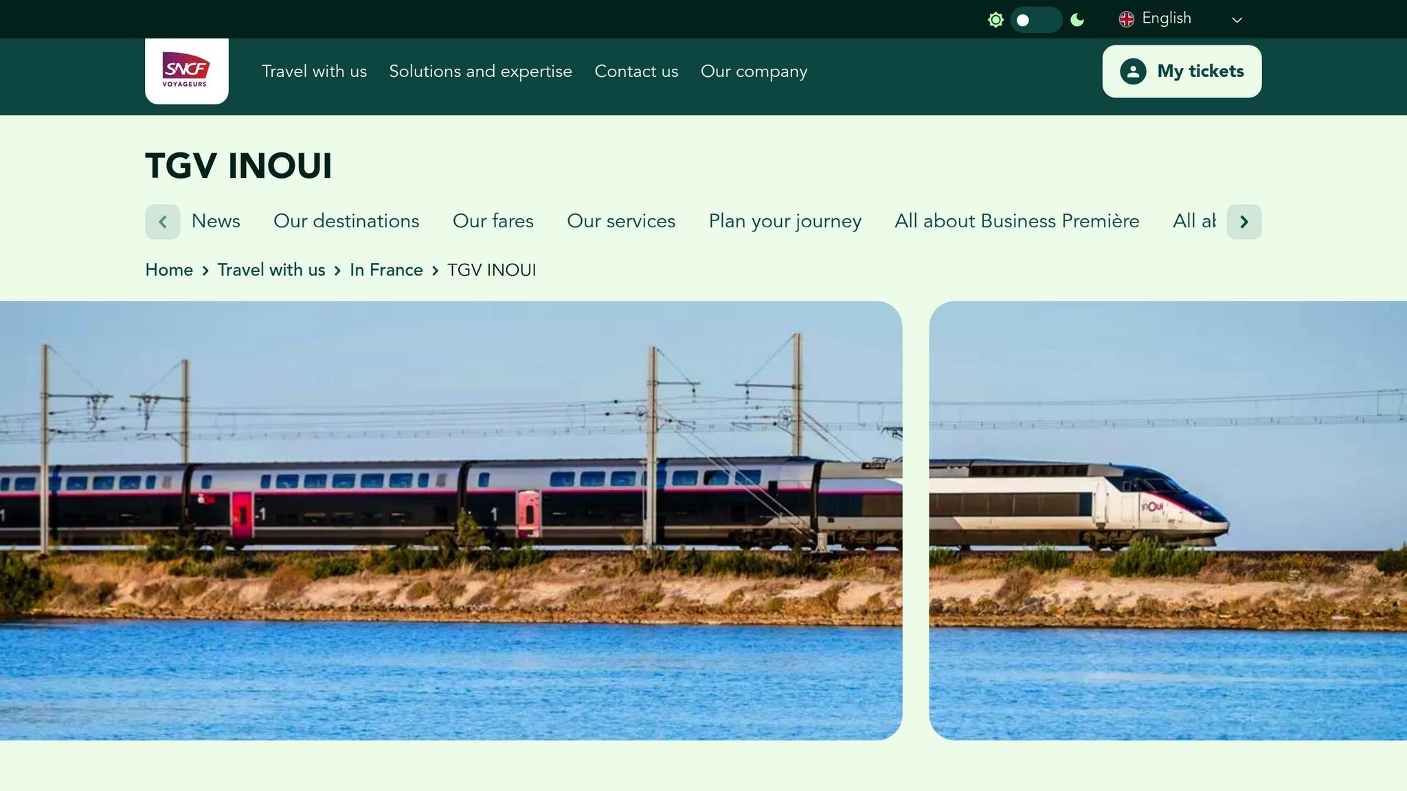 Paris to Strasbourg by train TGV inOui