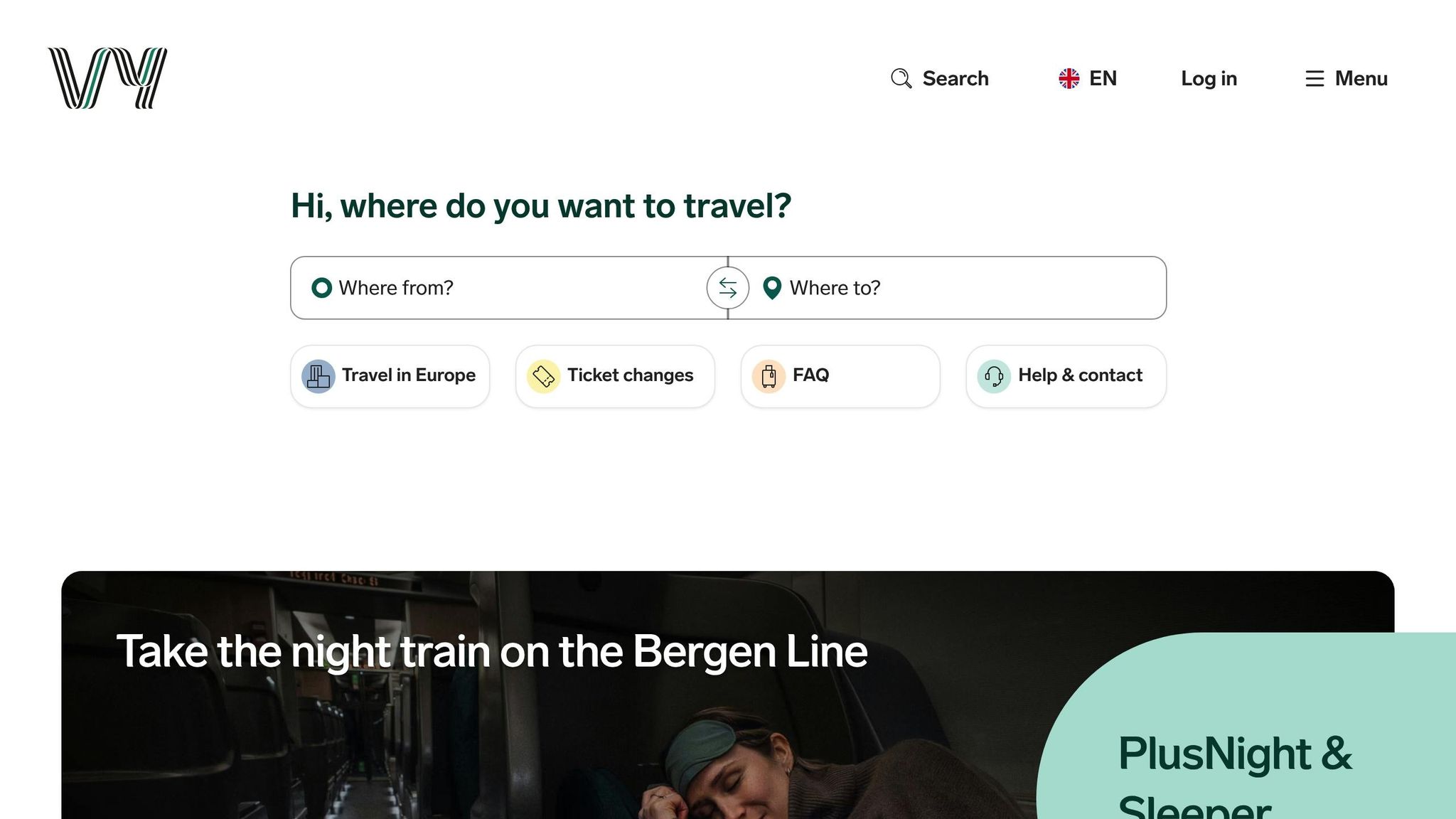 Oslo to Stockholm by train Vy