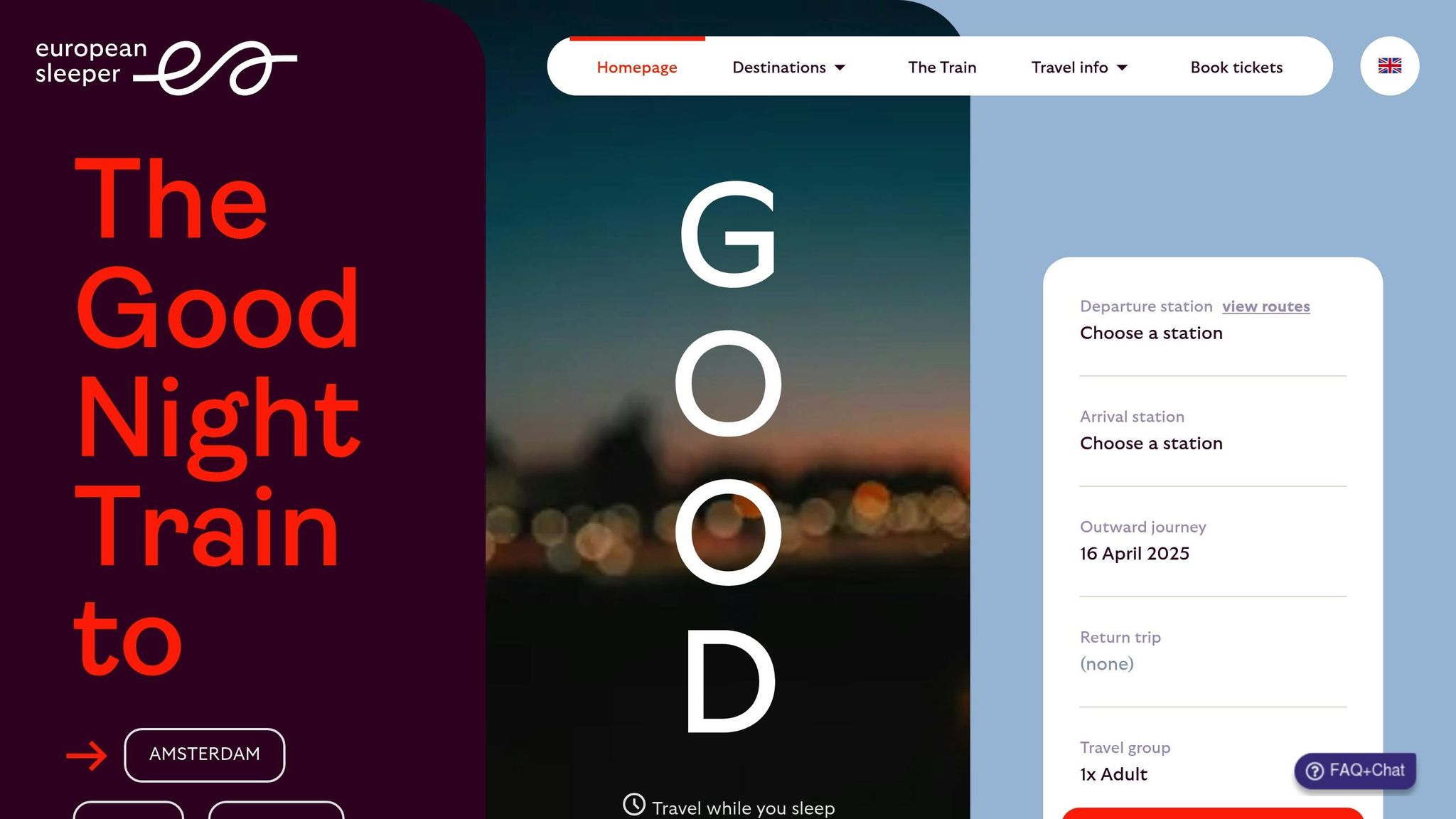 Berlin to Amsterdam by train European Sleeper