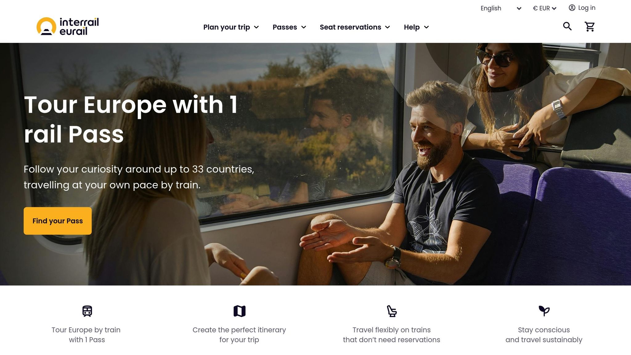 London to Venice by train Interrail