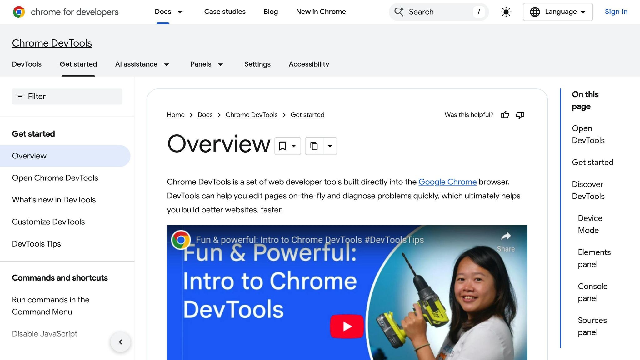 Chrome DevTools