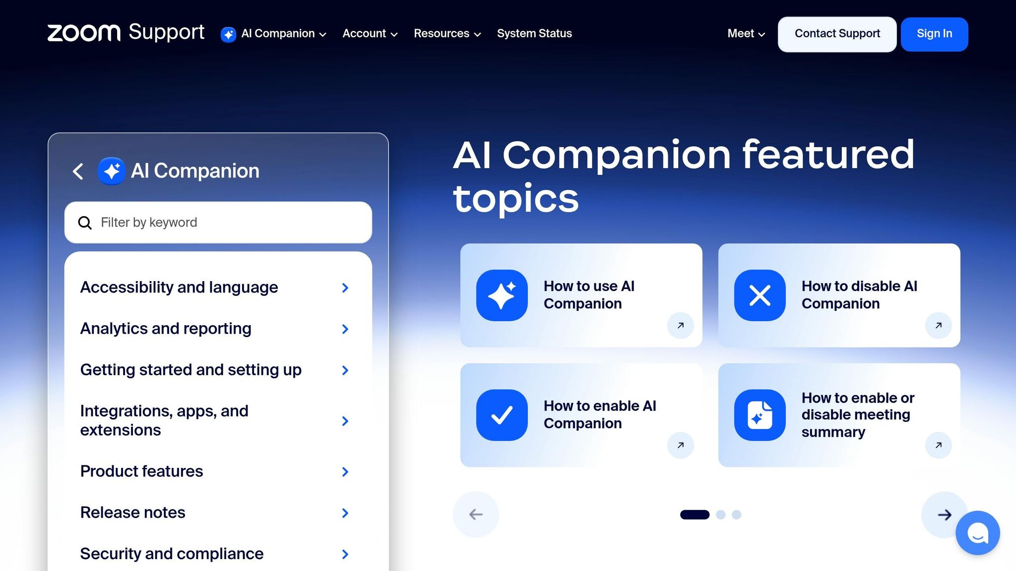 Zoom AI Companion