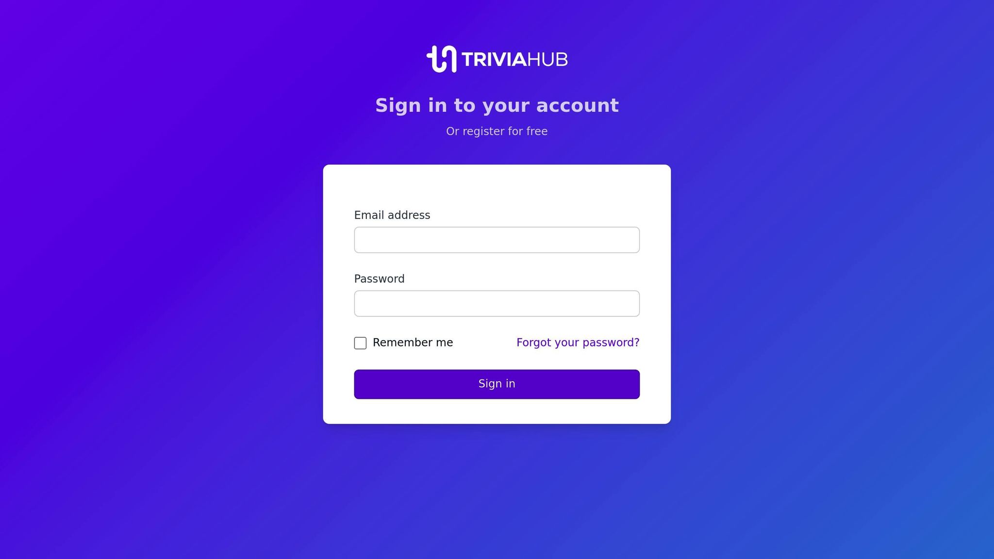 TriviaHub