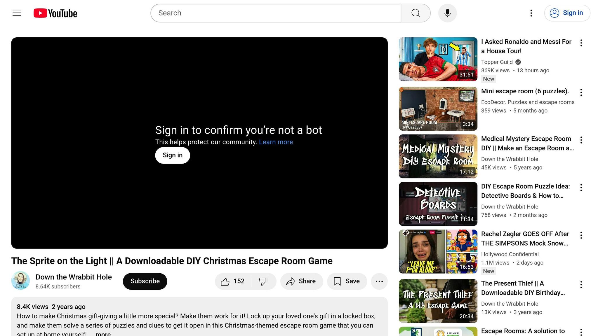 The Sprite on the Light