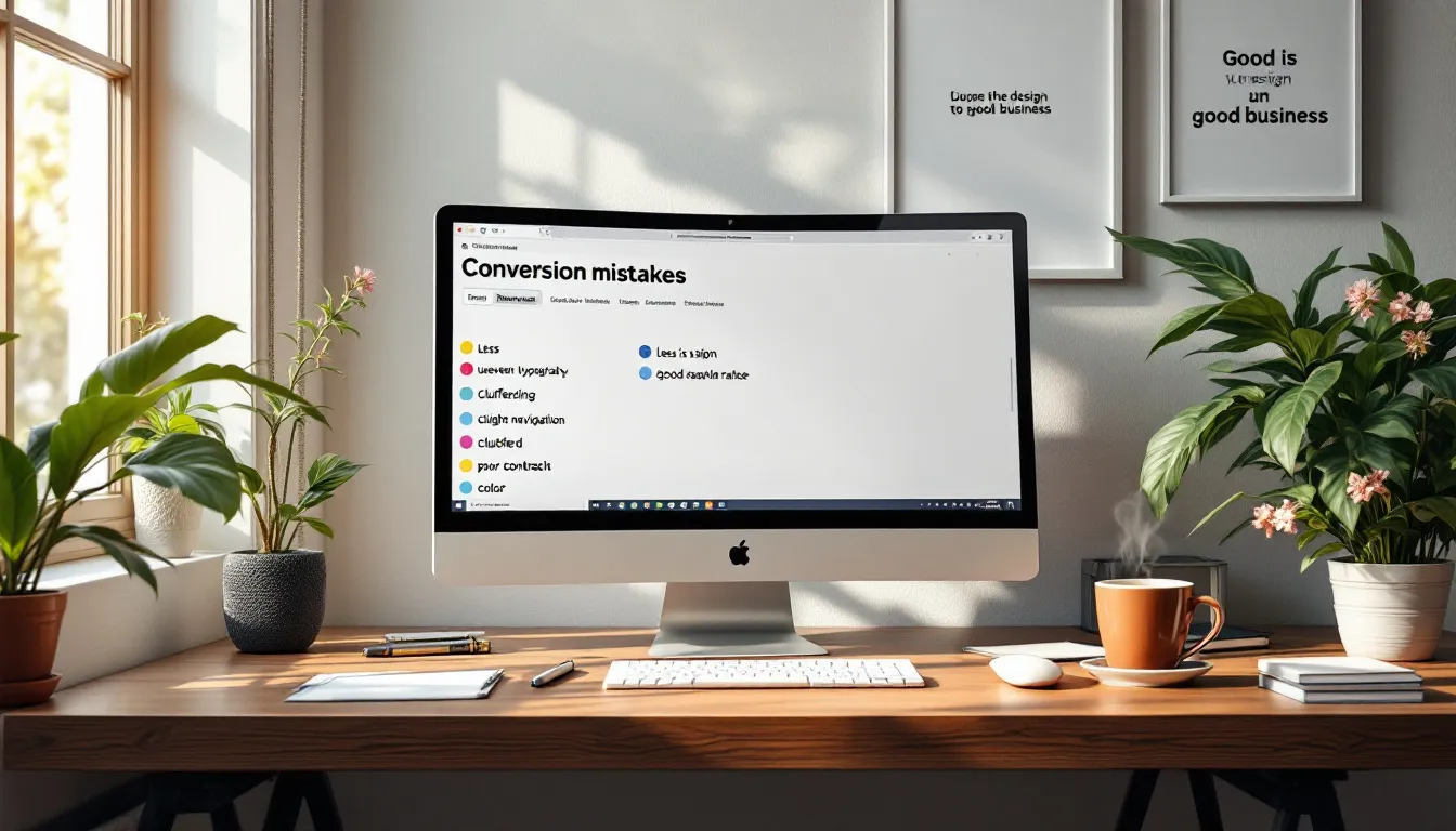 5 Website Design Mistakes Hurting Your Conversion Rate