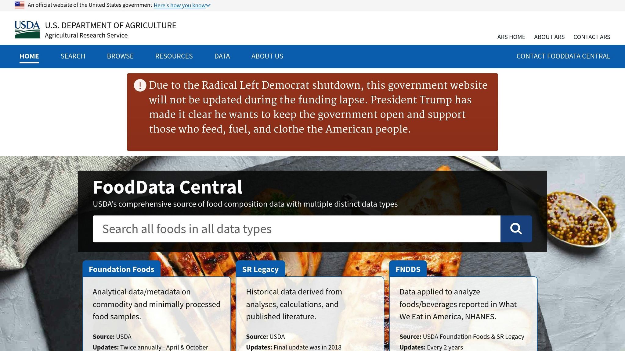 USDA FoodData Central