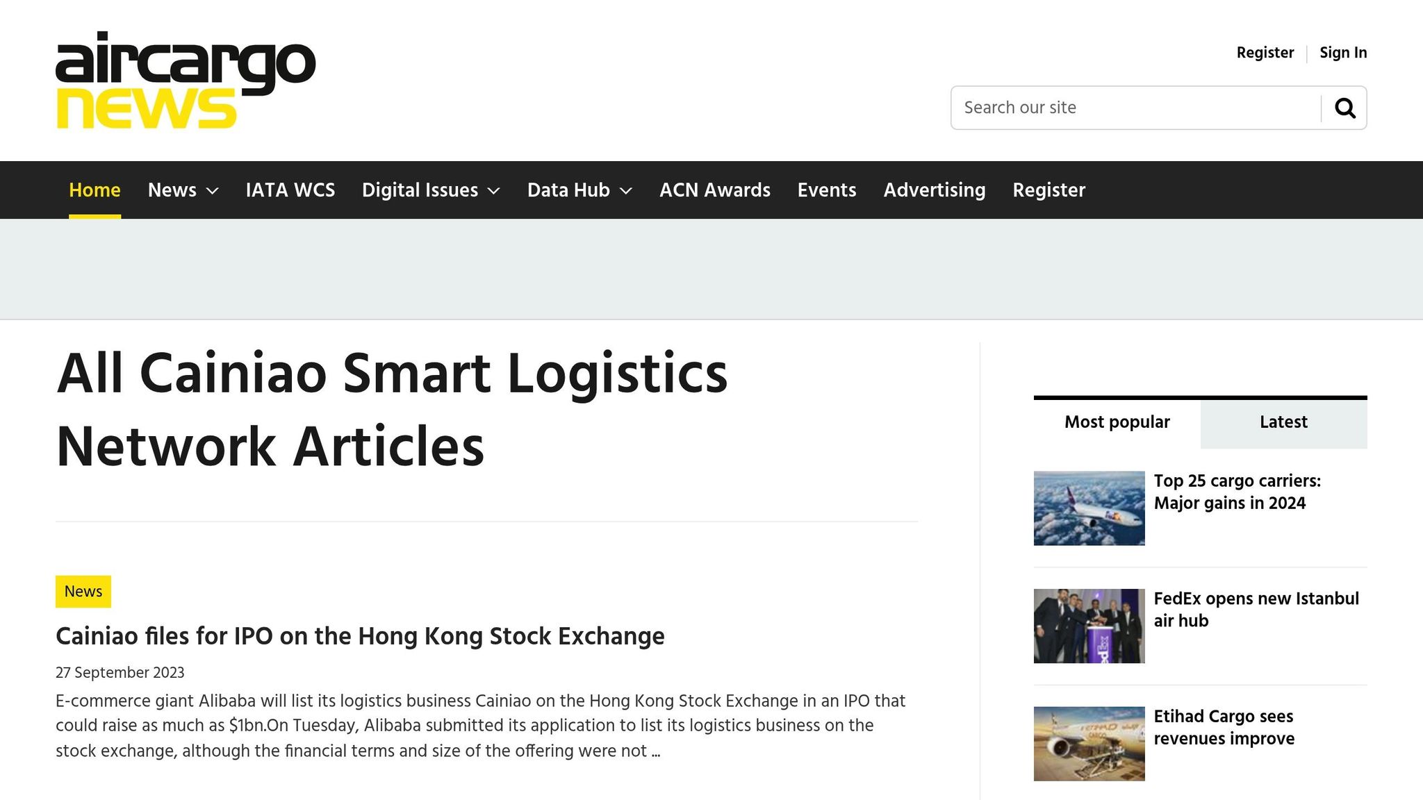 Smart Logistics Network News