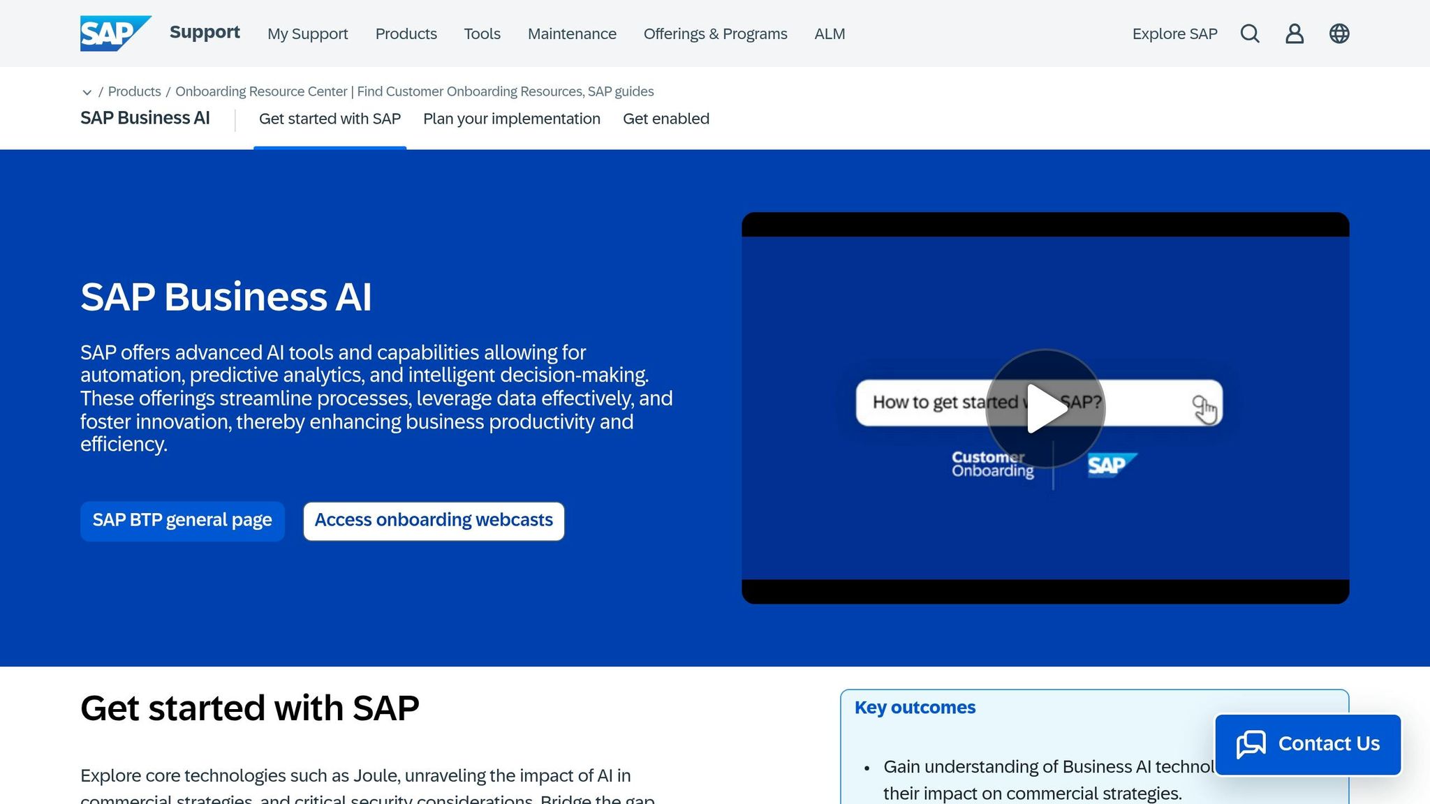 SAP Business AI