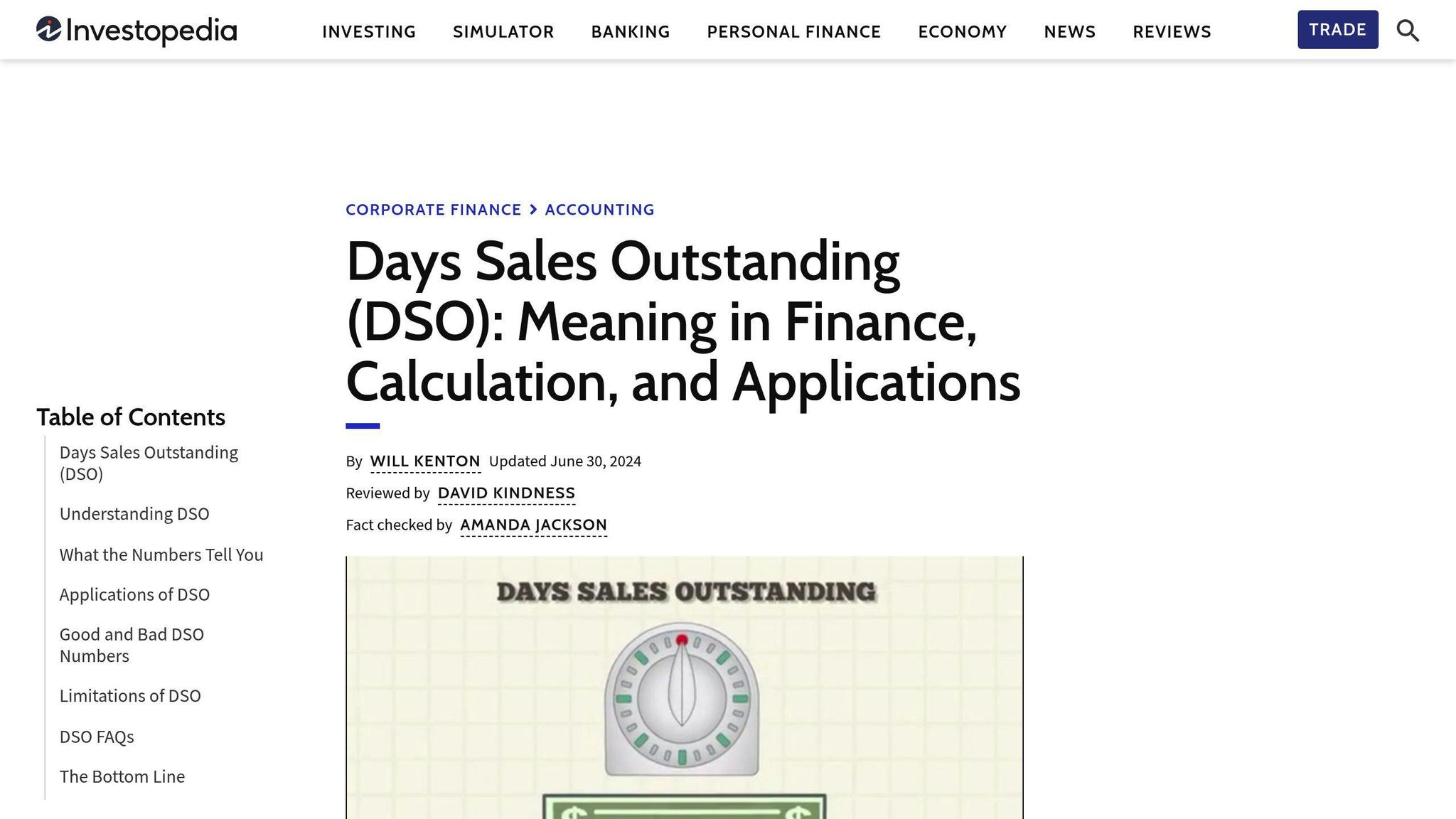 Days Sales Outstanding