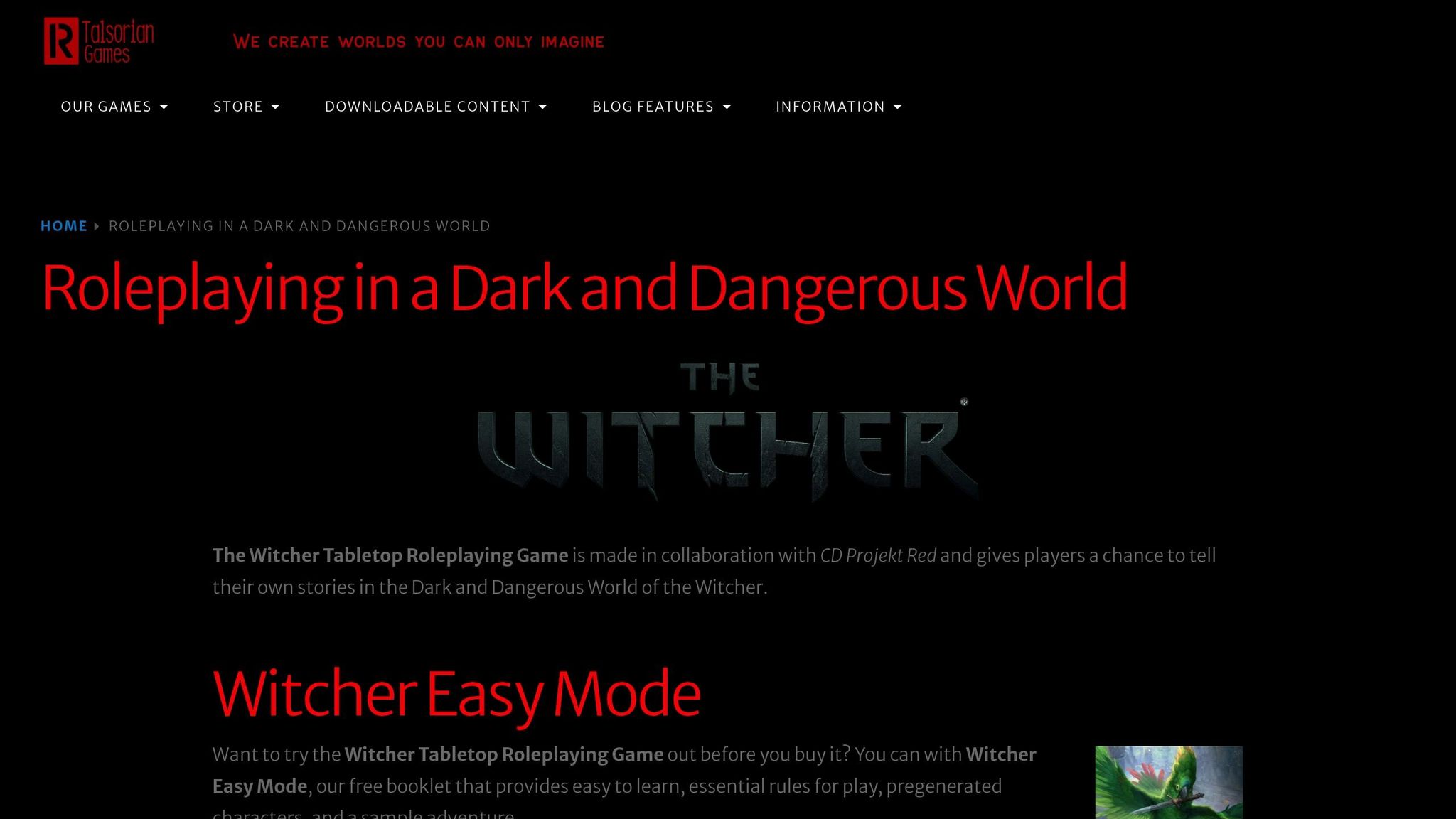 The Witcher TRPG