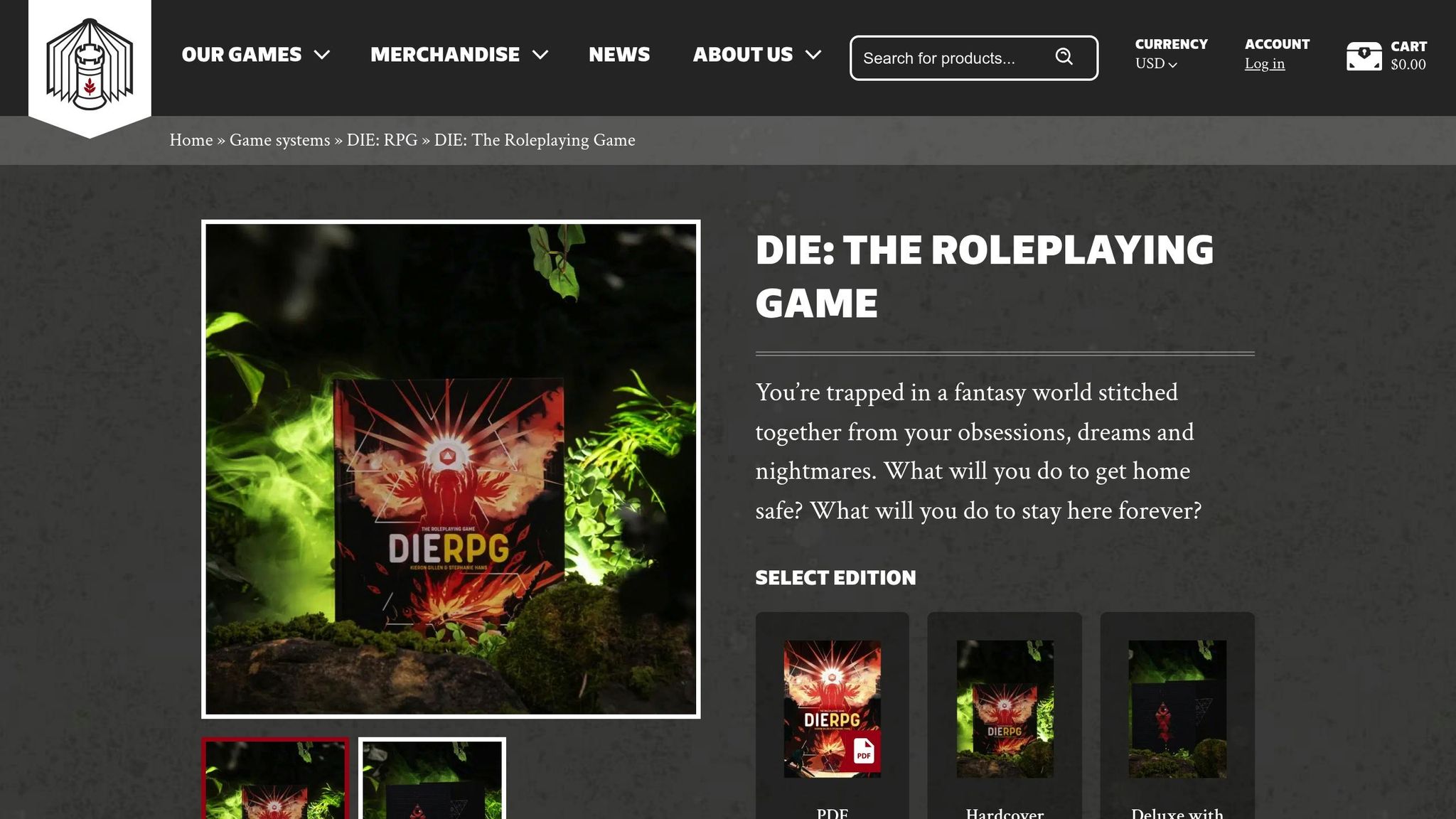 DIE: The Roleplaying Game