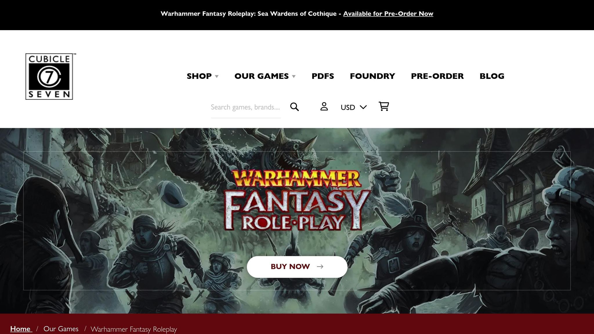 Warhammer Fantasy Roleplay