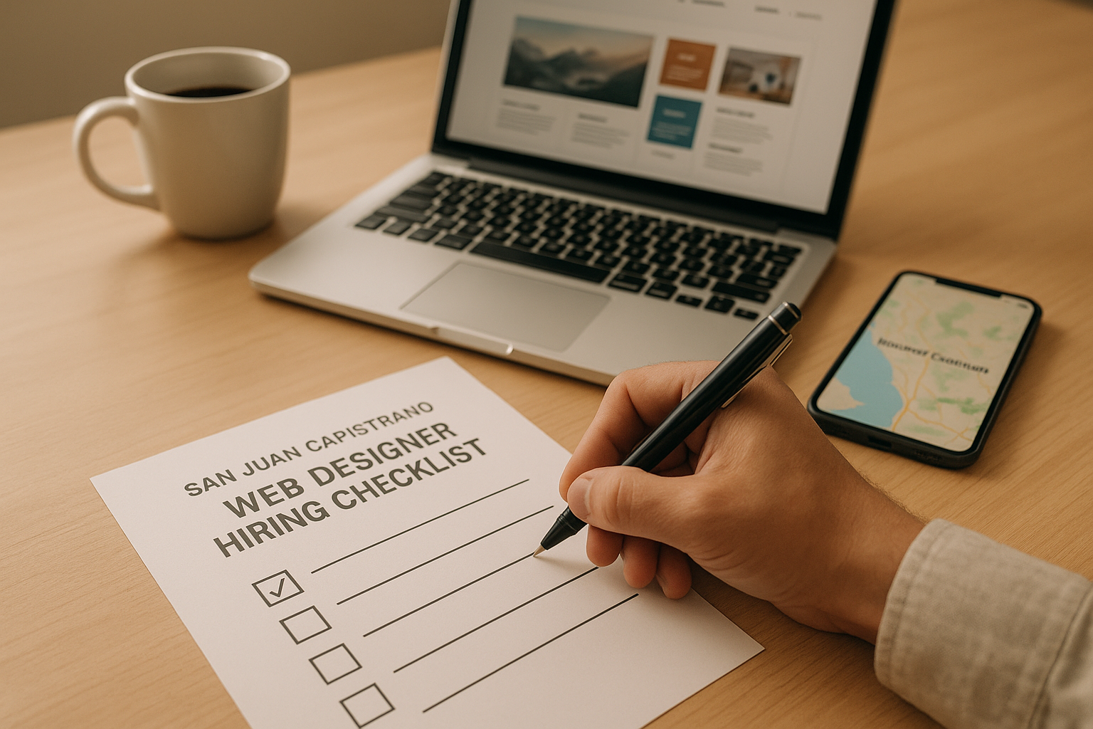 San Juan Capistrano Web Designer Hiring Checklist