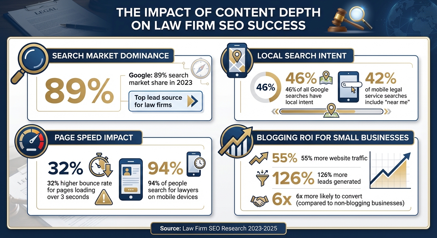 Law Firm Content Marketing Statistics: Traffic, Leads, and Conversion Impact
