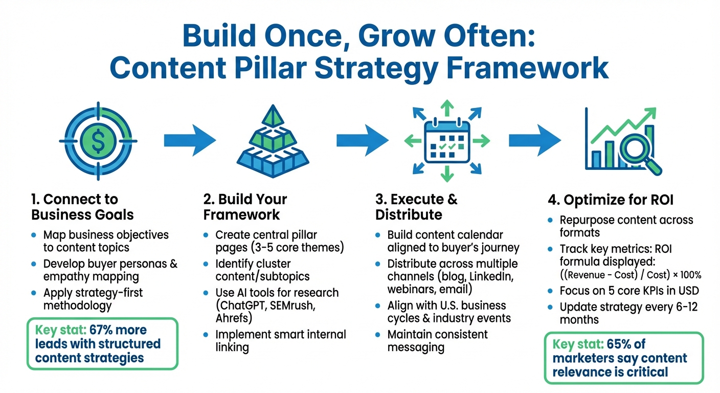 Content Pillar Strategy Framework: 4-Step Process for B2B ROI