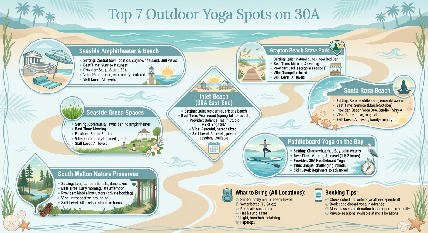 Top 7 Outdoor Yoga Spots on 30A Comparison Guide