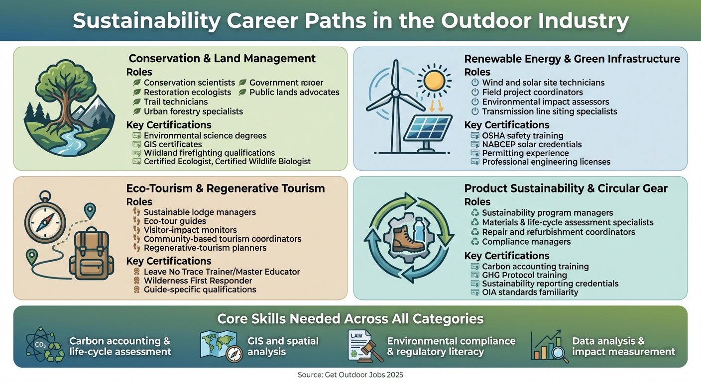 4 Key Sustainability Career Paths in Outdoor Industry 2025