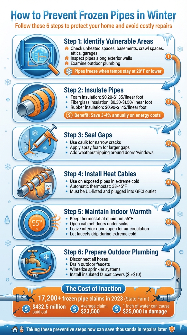 6 Essential Steps to Prevent Frozen Pipes in Winter